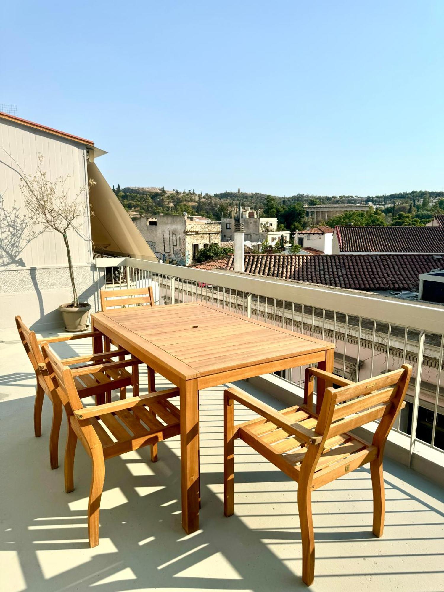 Grace Apartment Next To The Akropolis Aten Exteriör bild